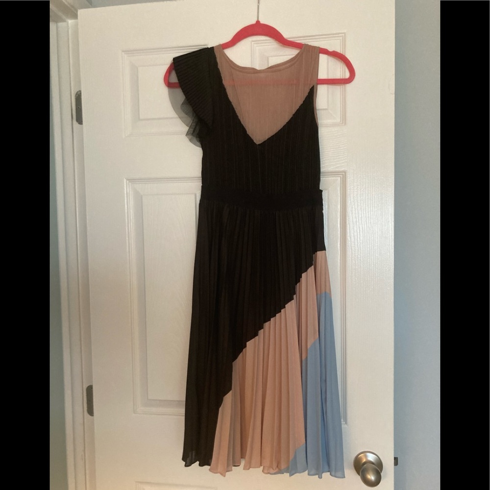 BCBGMaxAzria Pleated Midi Dress